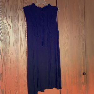 CLOSING 2/15 Women’s ruffle sleeveless knit dress